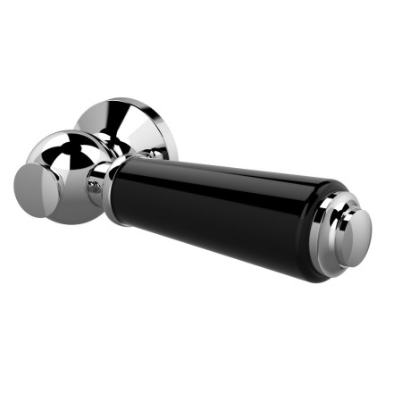 Hudson Reed Black Ceramic WC Lever