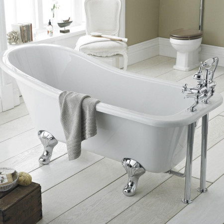 RL1690 Hudson Reed Brockley Single Ended Freestanding Slipper Bath 1700mm Lifestyle
