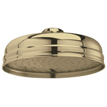 Hudson Reed Brushed Brass 200mm Fixed Shower Head