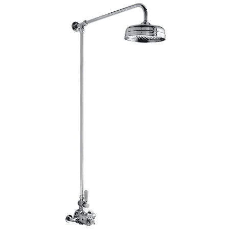 Hudson Reed Chrome Traditional Shower Kit with Fixed Head