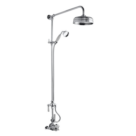 Hudson Reed Chrome Traditional Shower Valve with Head and Handset