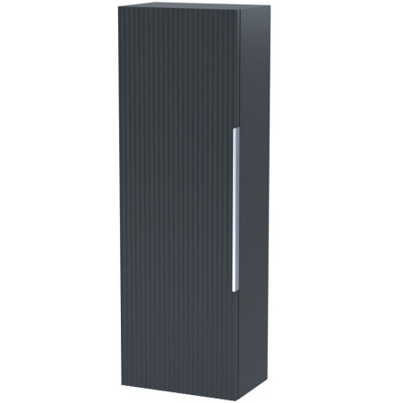 Hudson Reed Fluted 400mm Tall Unit Satin Anthracite