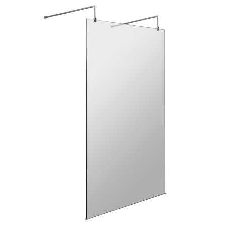 GPAF11 Hudson Reed Freestanding 1100mm Wetroom Screen with Double Support Arms (1)