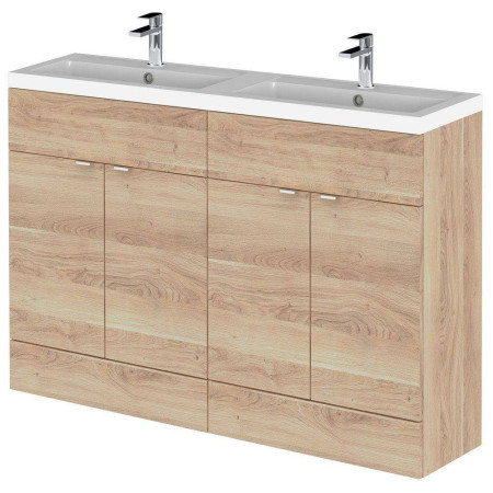 Hudson Reed Fusion 1200mm Bleached Oak Vanity Unit