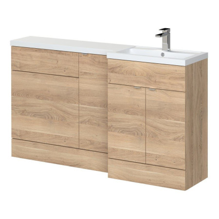 CBI3014 Hudson Reed Fusion 1500mm RH Bleached Oak Full Depth Combination Unit (1)