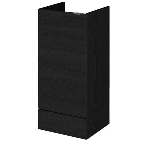 OFF684 Hudson Reed Fusion 400mm Base Unit in Charcoal Black Woodgrain