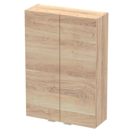 OFF3055 Hudson Reed Fusion 500mm Bleached Oak Wall Unit (1)