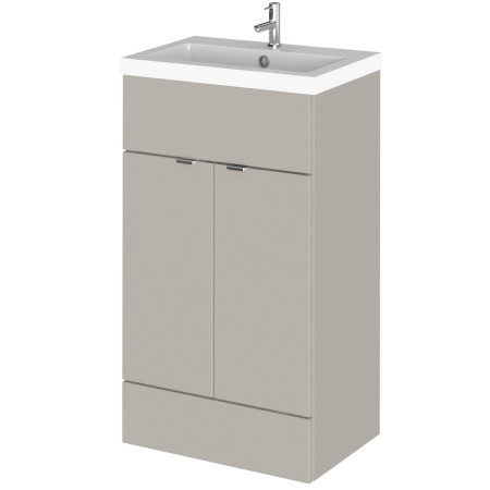Hudson Reed Fusion 500mm Pebble Grey Vanity Unit with Basin