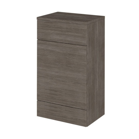 Hudson Reed Fusion 500mm WC Unit in Anthracite Woodgrain