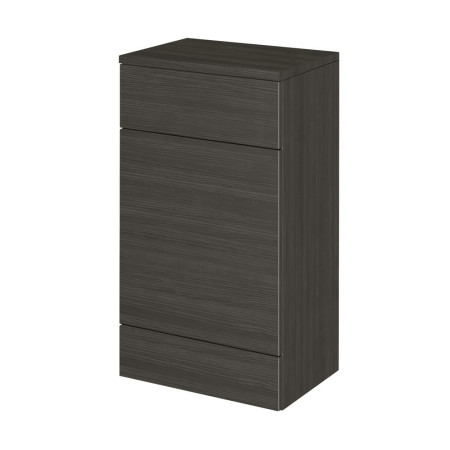 Hudson Reed Fusion 500mm WC Unit in Charcoal Black