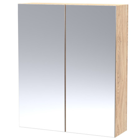 Hudson Reed Fusion 600mm Bleached Oak Mirror Unit