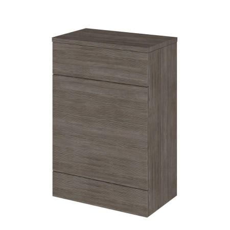 Hudson Reed Fusion 600mm WC Unit in Anthracite Woodgrain