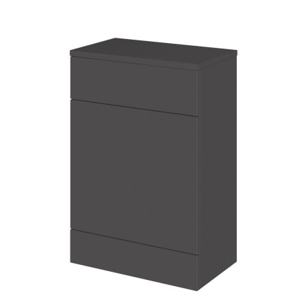 Hudson Reed Fusion 600mm WC Unit in Gloss Grey