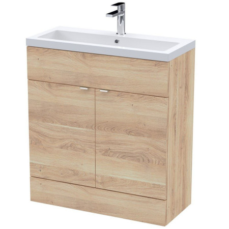Hudson Reed Fusion 800mm Bleached Oak Vanity Unit