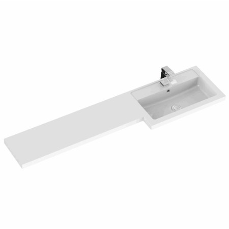 Hudson Reed Fusion Combi Unit 1500mm Full Depth in Gloss Grey RH