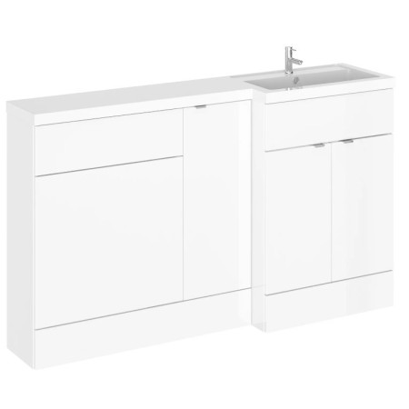 Hudson Reed Fusion Combi Unit 1500mm Full Depth in Gloss White RH