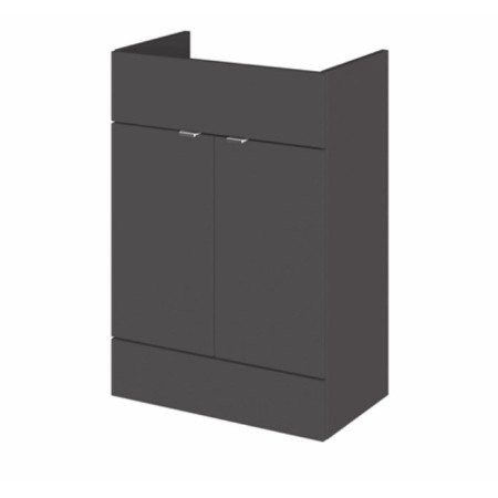 Hudson Reed Fusion Combination Unit 1500mm Full Depth in Gloss Grey LH