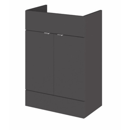 Hudson Reed Fusion Combination Unit 1500mm Full Depth in Gloss Grey RH