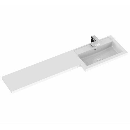 Hudson Reed Fusion Combination Unit 1500mm Full Depth in Gloss Grey RH