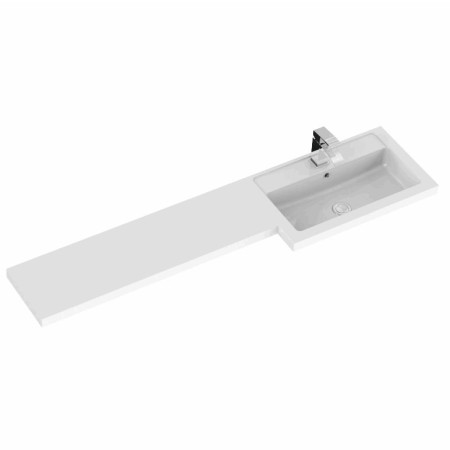 Hudson Reed Fusion Combination Units 1500mm Full Depth in Gloss Grey RH