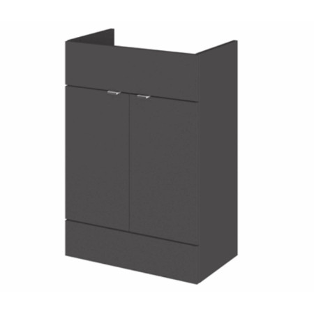Hudson Reed Fusion Combination Units 1500mm Full Depth in Gloss Grey RH