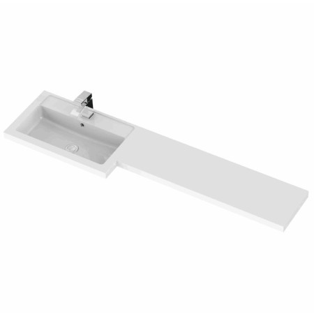 Hudson Reed Fusion Combination Units 1500mm Full Depth in Gloss White LH