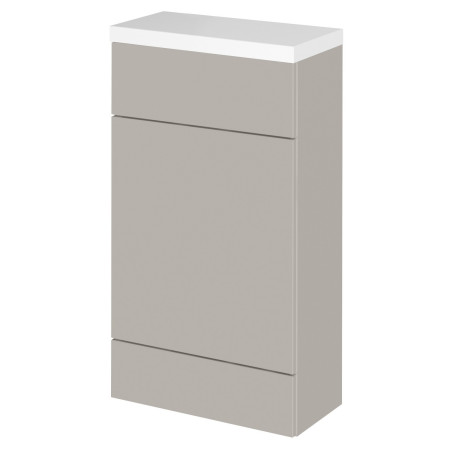 Hudson Reed Fusion Compact 500mm WC Unit in Pebble Grey
