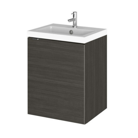 Hudson Reed Fusion Wall Hung 400mm Charcoal Black Vanity Unit
