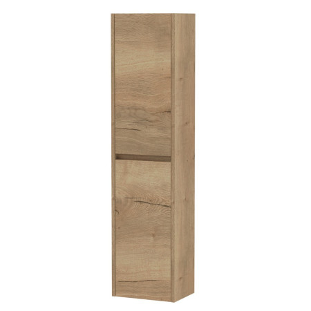 Hudson Reed Havana 350mm Wall Hung Tallboy Unit in Autumn Oak