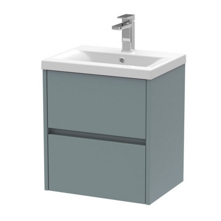 Hudson Reed Havana 500mm Wall Hung Vanity Unit in Coastal Grey