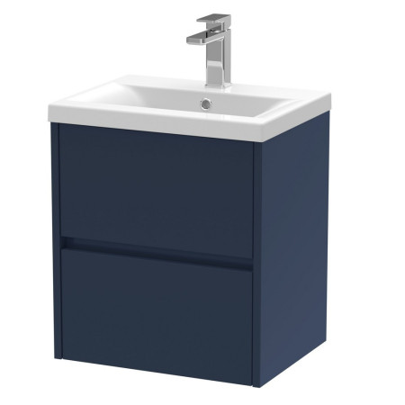 Hudson Reed Havana 500mm Wall Hung Vanity Unit in Midnight Blue