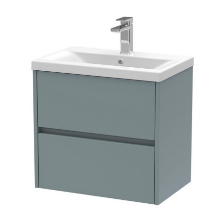Hudson Reed Havana 600mm Wall Hung Vanity Unit in Coastal Grey