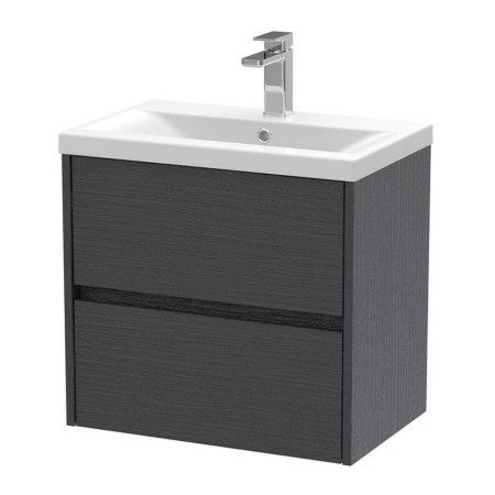 Hudson Reed Havana 600mm Wall Hung Vanity Unit in Graphite Grey