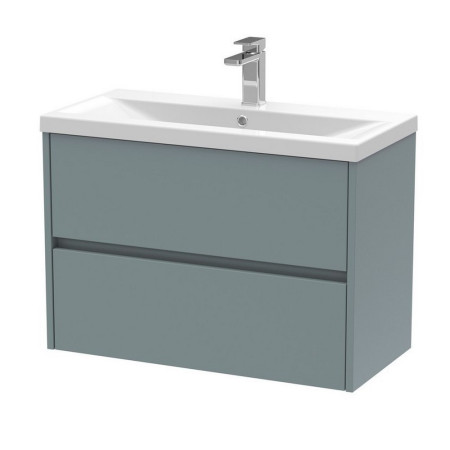 Hudson Reed Havana 800mm Wall Hung Vanity Unit in Coastal Grey
