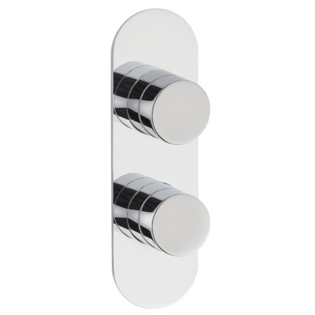 Hudson Reed Indus Thermostatic Twin Shower Valve with Diverter