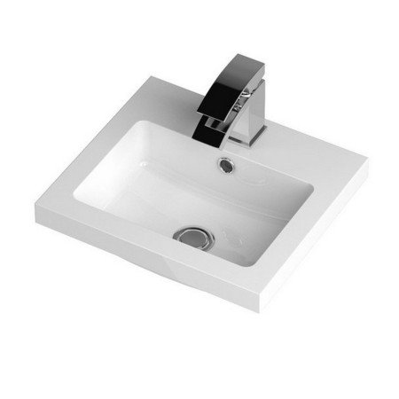 Hudson Reed Jewel 400mm Rear Tap Polymarble Basin 1TH