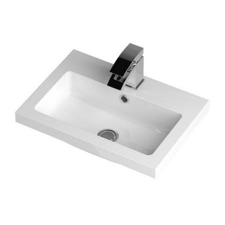 Hudson Reed Jewel 500mm Rear Tap Polymarble Basin 1TH