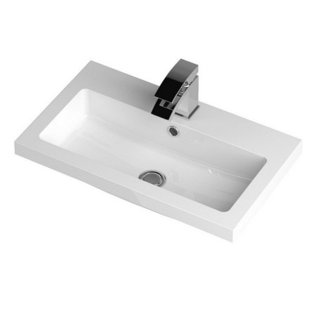 Hudson Reed Jewel 600mm Rear Tap Polymarble Basin 1TH