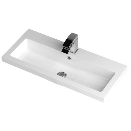 Hudson Reed Jewel 800mm Rear Tap Polymarble Basin 1TH