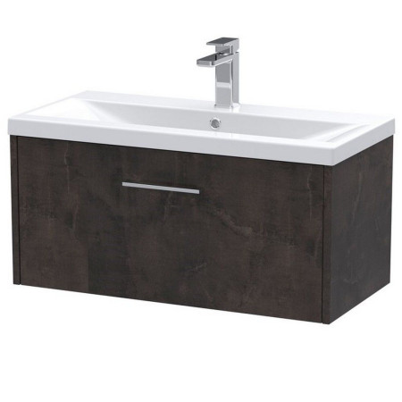 Hudson Reed Juno Drawer 800mm Vanity Unit Metallic Slate