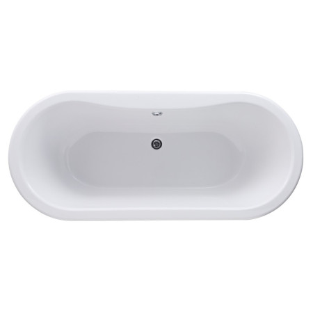 RL1501 Hudson Reed Kingsbury Double Ended Freestanding Bath 1500mm Top View