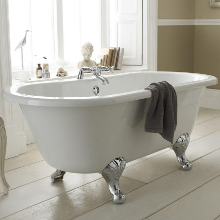 RL1705 Hudson Reed Kingsbury Double Ended Freestanding Bath 1700mm Lifestyle
