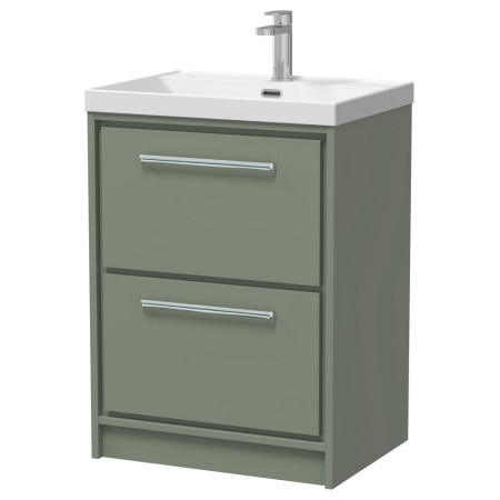 Hudson Reed Lille Fern Green 600mm Floorstanding Vanity Unit