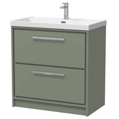 Hudson Reed Lille Fern Green 800mm Floorstanding Vanity Unit