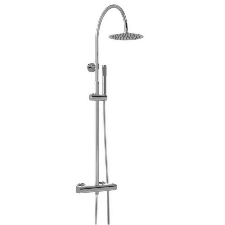 Hudson Reed Luxury Round Brass Thermostatic Shower Kit