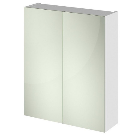 Hudson Reed Modular Quartet 600mm Mirror Cabinet in White Gloss