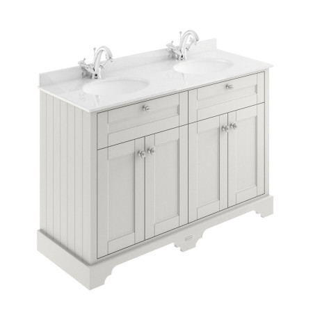 LON409 Hudson Reed Old London 1200mm Basin Cabinet and Top Timeless Sand
