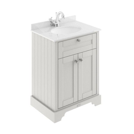 LON403 Hudson Reed Old London 600mm Basin Cabinet and Top Timeless Sand