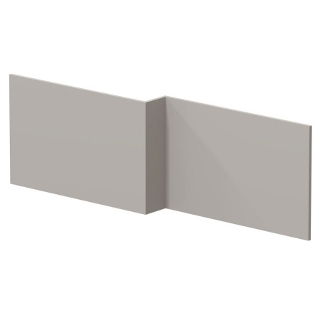 Hudson Reed Pebble Grey Square Shower Bath Front Panel