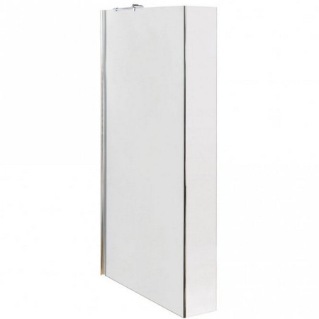 WRSB250 Hudson Reed Polished Chrome 215mm Wetroom Return Screen with a Wetroom Panel